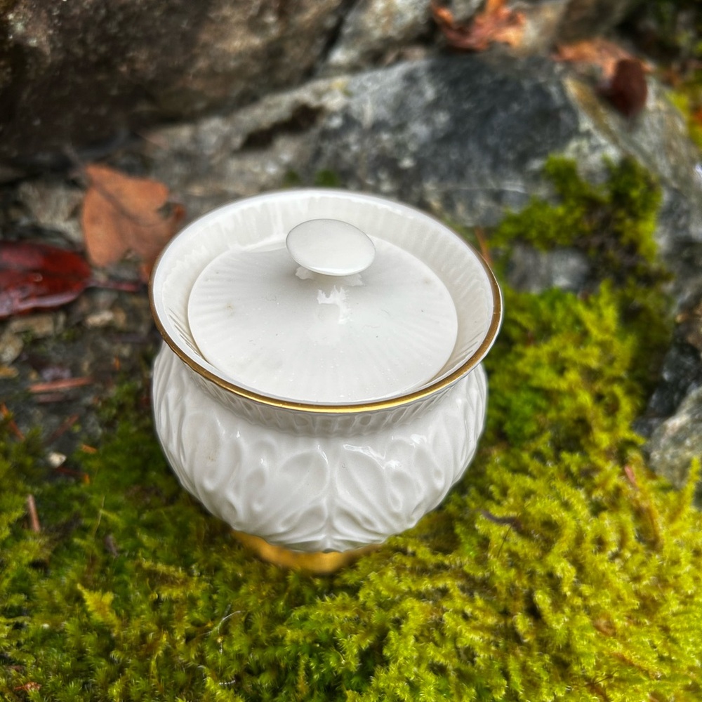 Lenox Cream and Gold Hand-Decorated Piece